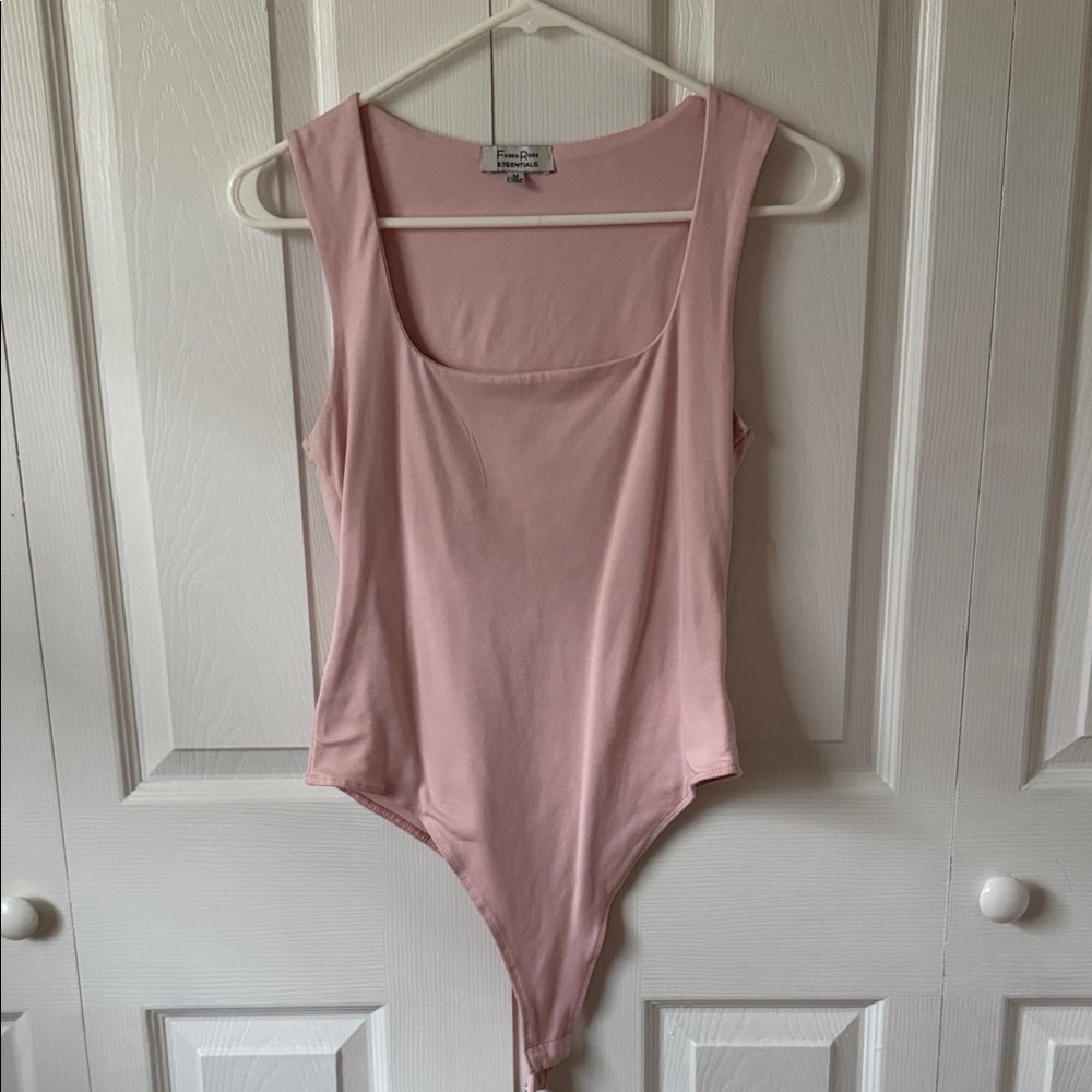 T.J.Maxx Light Pink Sleeveless Bodysuit